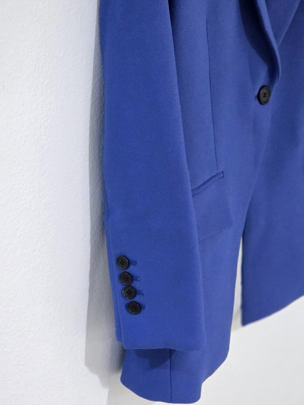 Veronica Beard Ultramarine Cobalt Blue Long Mathis Dickey Blazer Jacket - Picture 7 of 12